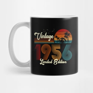 Vintage 1956 Shirt Limited Edition 64th Birthday Gift Mug